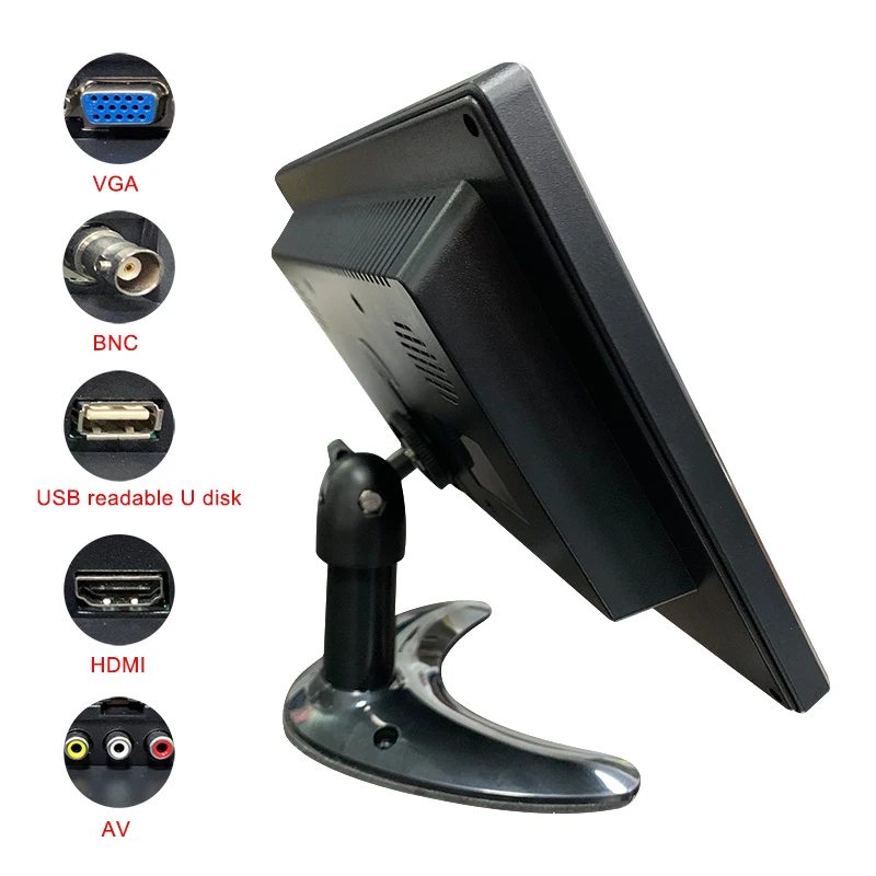 LESOWN   IPS 1280x800  ̵ ũ TFT LCD ġ ũ , VGA HDMI BNC AV Է , 10.1 ġ