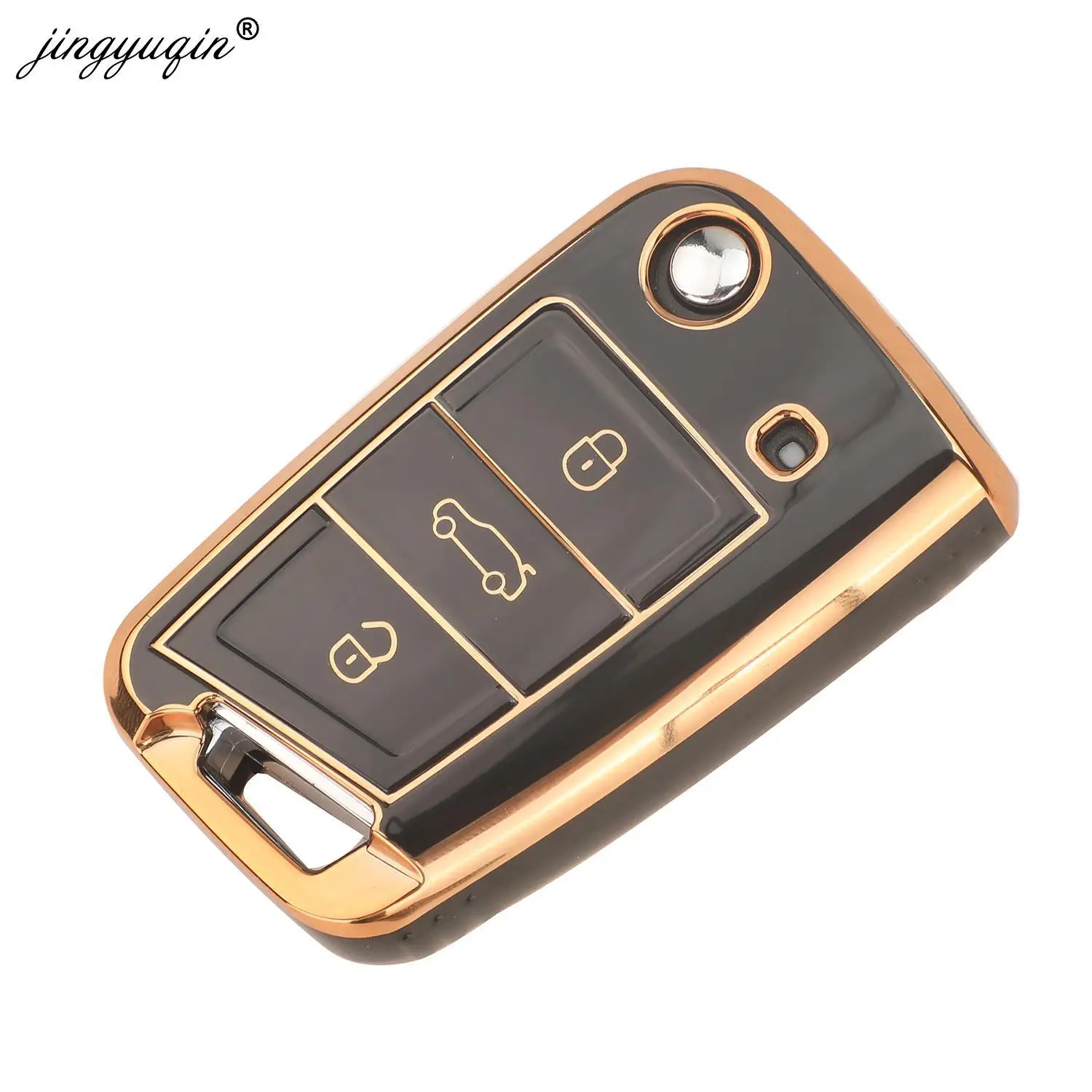 Premium TPU Car Flip Key Case Cover by Jingyuqin