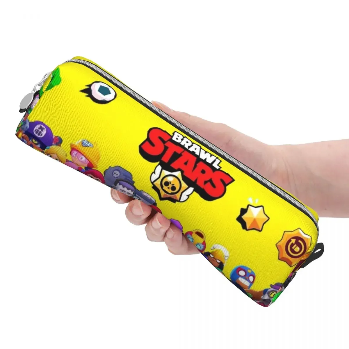 Brawled Game Pencil Case cases Pen Holder for Student Large Storage  Bags Office Zipper Stationery 3