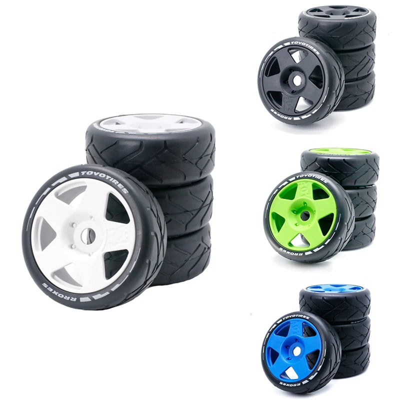 

103Mm 1/8 Scale RC Off Road Buggy Tires Wheel 17Mm Hex For ARRMA Redcat Team Losi Kyosho VRX HPI WR8 HSP Hobao
