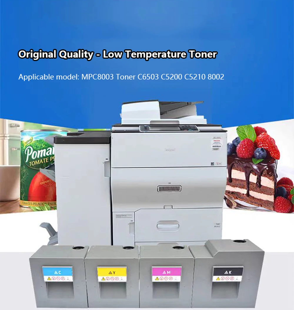 Description Picture 2 of itemPhotocopier Ricoh Toner Powder Applicable model MPC8003 C6503 Original Cartridge Large Capacity Toner Powder