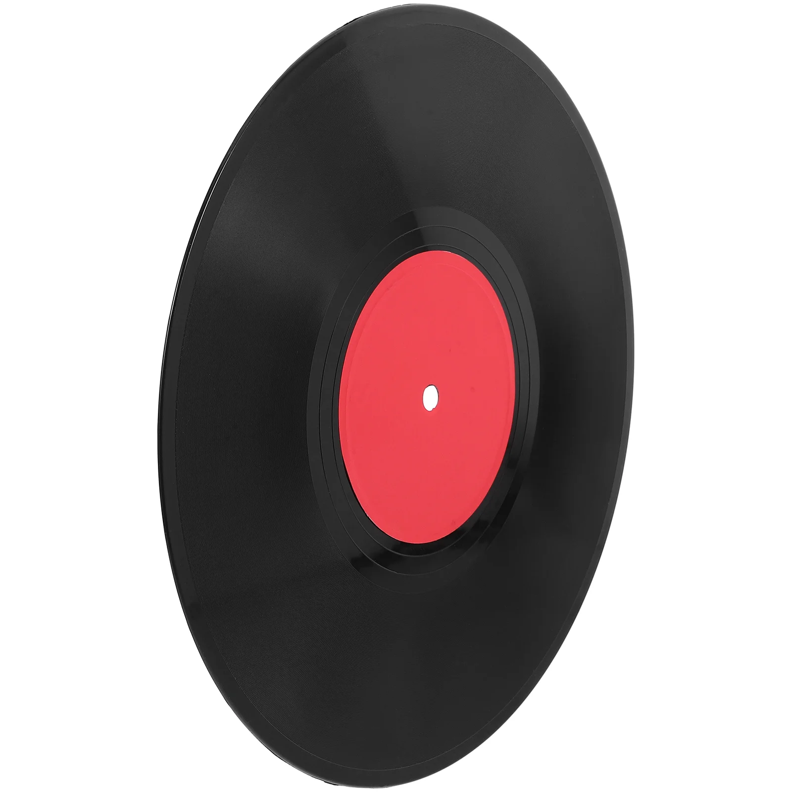 Vintage Decor Vinyl Record Decoration Interior Adornments Wall Records Disc Red Fake Plastic ornament crafts