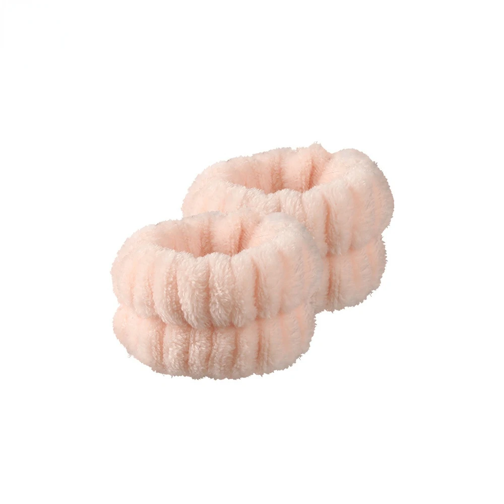 Reusable Spa Wrist Washband Soft Microfiber Towel Wristbands For Washing Face Women Girls Yoga Running Sport Wrist Sweatband
