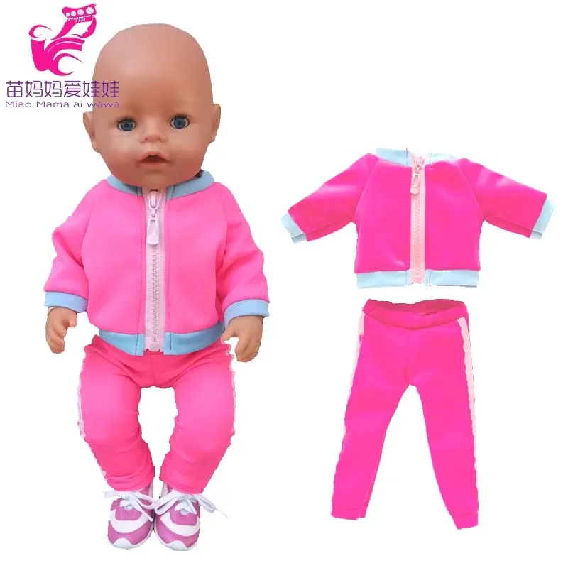 17 Inch Baby Doll Sun Protection Clothes for 18 Inch American Generation Girl Doll Leisure Outfits