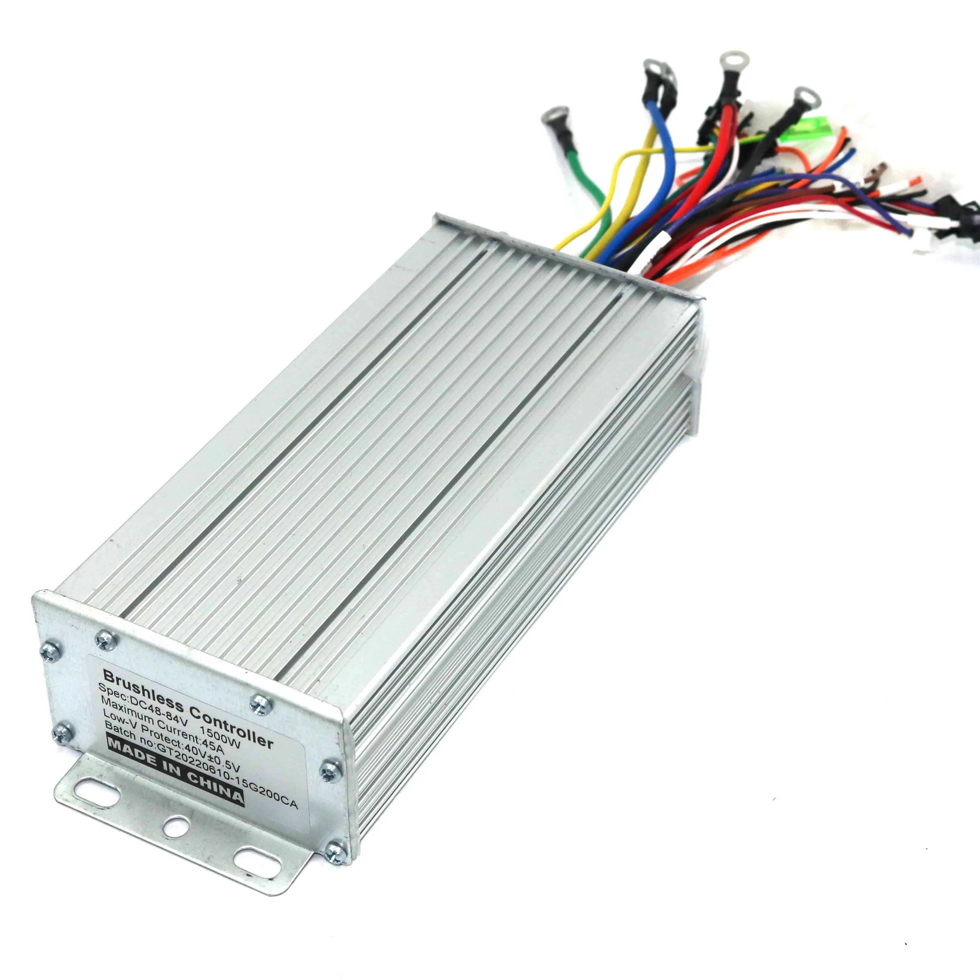GREENTIME 15 Mosfet 48-84V 1500W 45Amax 듀얼 모드 센서/센서리스 브러시리스 DC 모터 컨트롤러 전기 자전거 드라이버