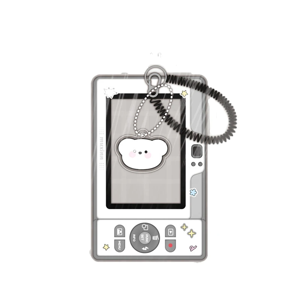 Adorable Camera-Shaped Kawaii Photo Card Holder & Protective Display Sleeves - Cute Stationery Gift