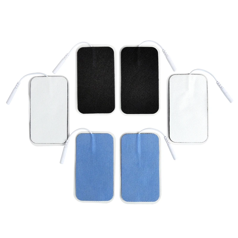 Electrode Pads 5*9cm Non-woven Fabric 2mm Plug TENS Nerve Muscle Stimulator Acupuncture Machine Gel Electrode Patch Accessories