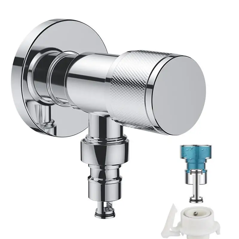 

Washing Machine Valve Shutoff Faucet Adapter Brass Valve Anti-Leakage Automatic Water Shut-Off for Residential/Commercial