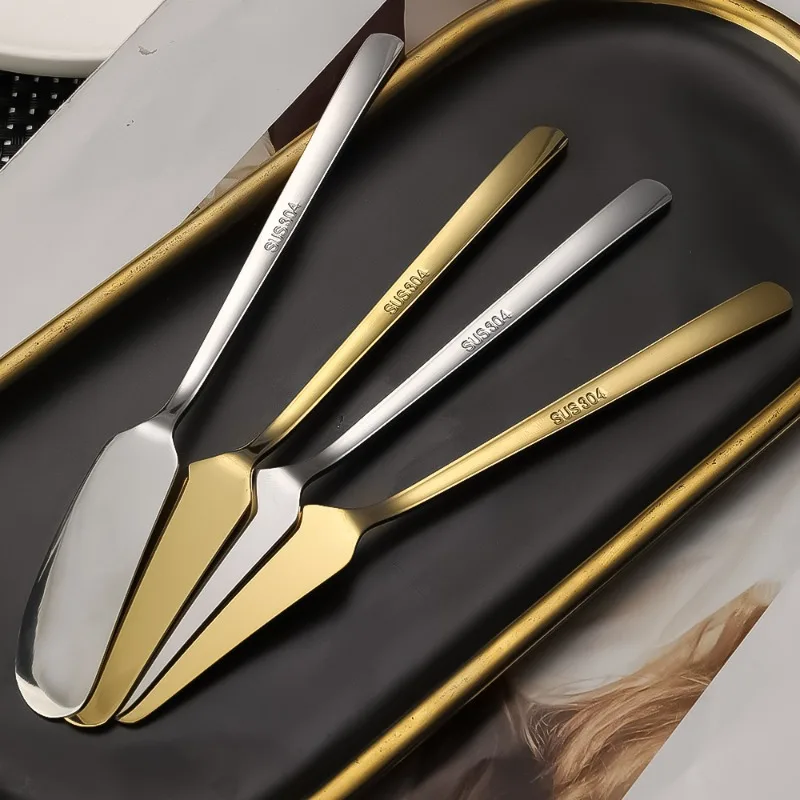 5-1pcs Long Handle Butter Knife Stainless Steel Jam Knifes Butter Spatula Cream Piping Knife Multipurpose Western Food Tableware