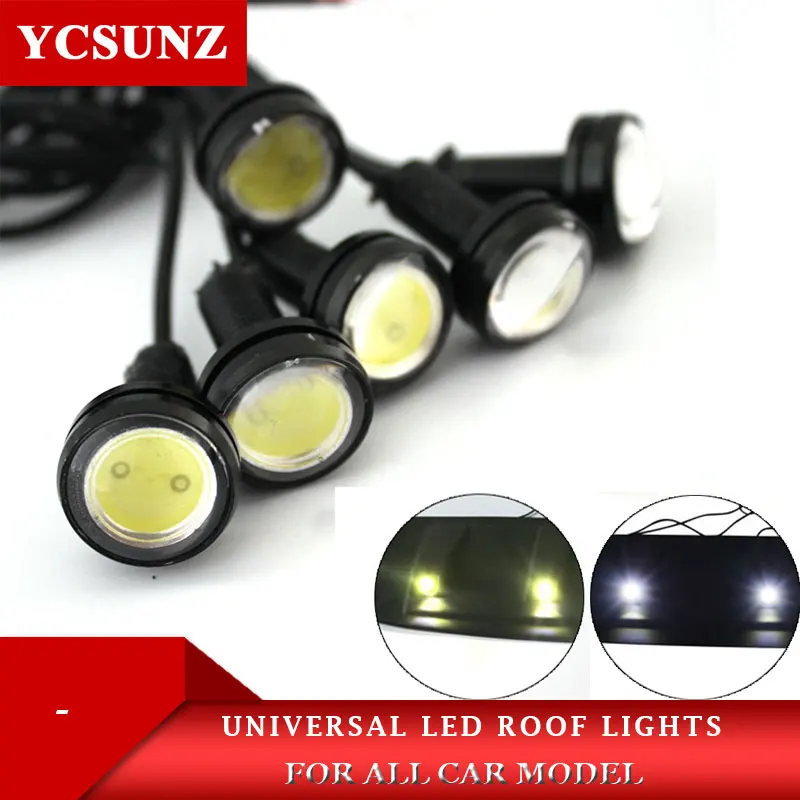 Universal Leds Car Cab Roof Lights Daying Light Roof 12V Yellow White LED Roof Lamps For Ford