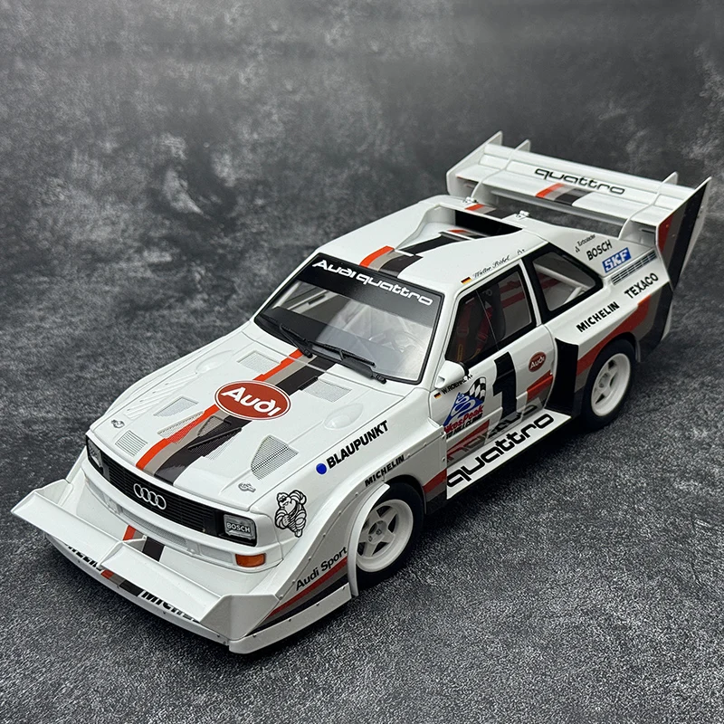 1:18 AUDI S1 Sport Quattro Pikes Peak #1 Winner Röhrl 1987 Autoart NEU