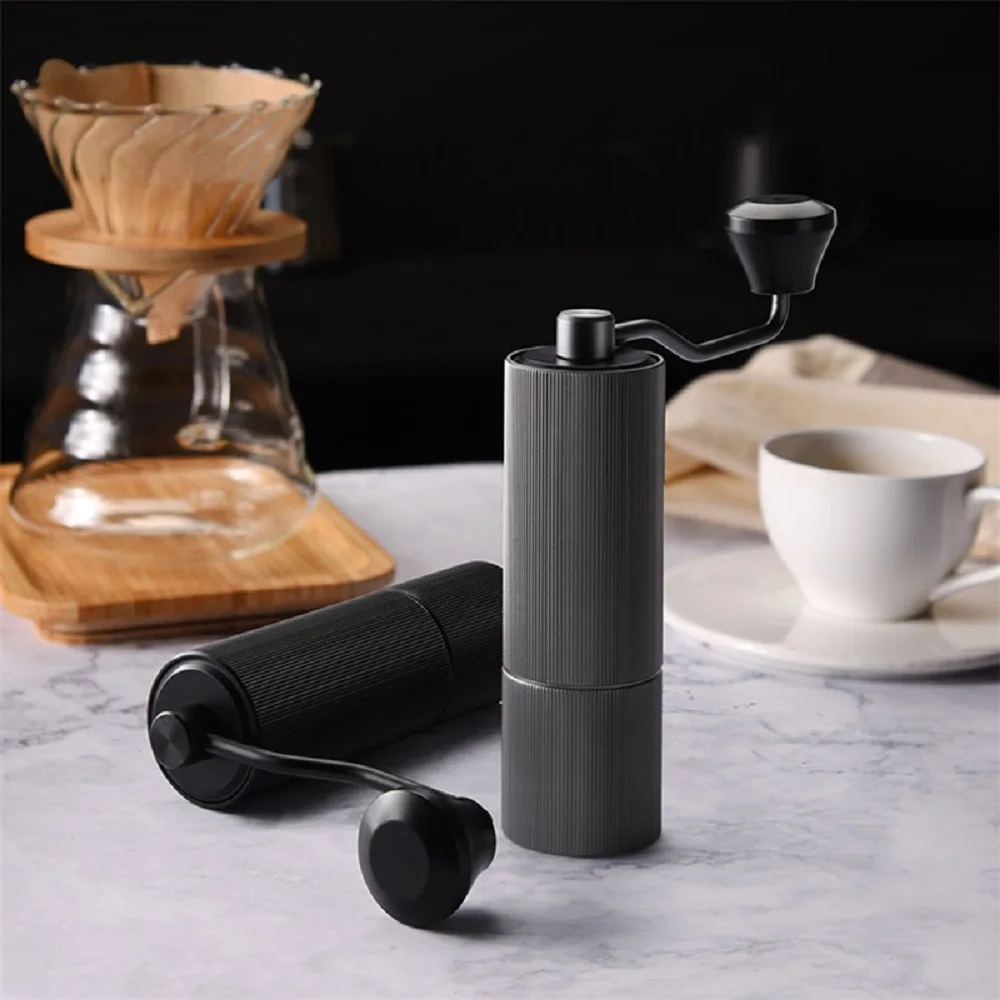 

Manual Coffee Grinder High Quality Aluminum Coffee Beans Burr Grinder Grinding Portable Mill Handmade Home Coffee Accessories