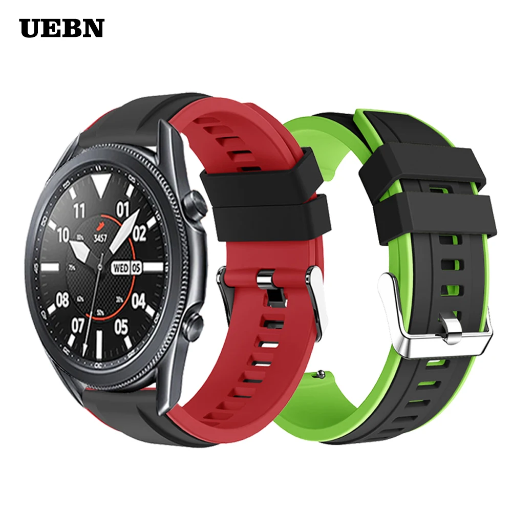 Cinturino In Silicone Da 22Mm Per Samsung Galaxy Watch 3 45Mm Bracciale Gear S3 Classic & Frontier Smartwatch Cinturini Per Cinturini