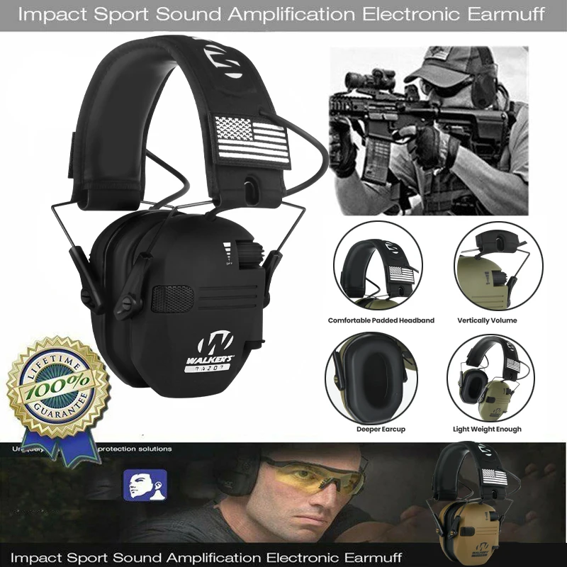Shooting Earmuff Tactical Electronic Anti-noise Impact Sound Amplification