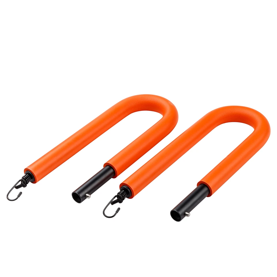 ABB Planche De Surf Sup 2 Sections Aluminium Réglable Paddle Pour Le Kayak - Qqmora - Noir