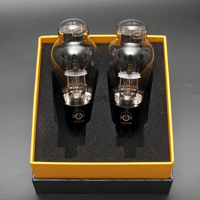 Matched Pair LINLAI WE300B Western Electric 1:1 Replica Vacuum Tubes 300B  18 Months Warranty