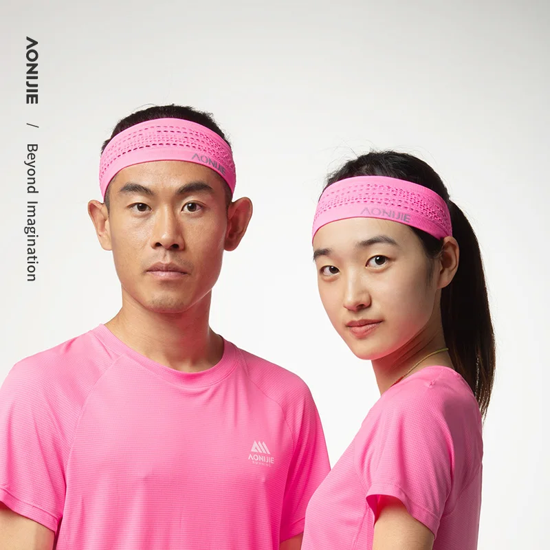 AONIJIE E4423 Unisex Running Headband Non-slip Sweatband Soft Stretchy Wrist Band Bandana Yoga Gym Fitness