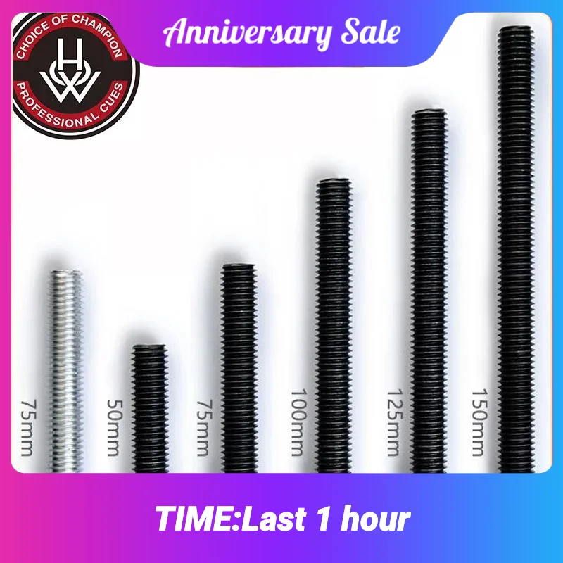 

HOW Official Store HOW Original Pool Cue Weight Bolt Black 8 Adjust Weight 0.5oz+1oz+1.5oz+2oz+2.5oz+3oz 6 Pieces of Weight Bolt