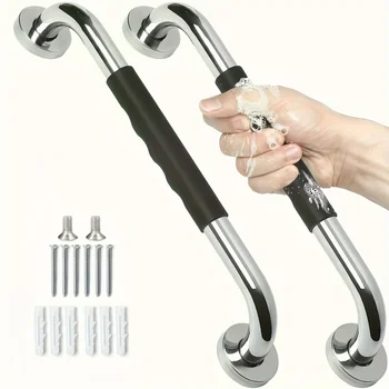 Stainless Steel Bathroom Safety Bars 1