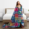 Basketball USA Poste Blankets Flannel Breathable Throw Blankets Sofa Throw Blanket For Couch Bedding Throws Bedspread Quilt 5