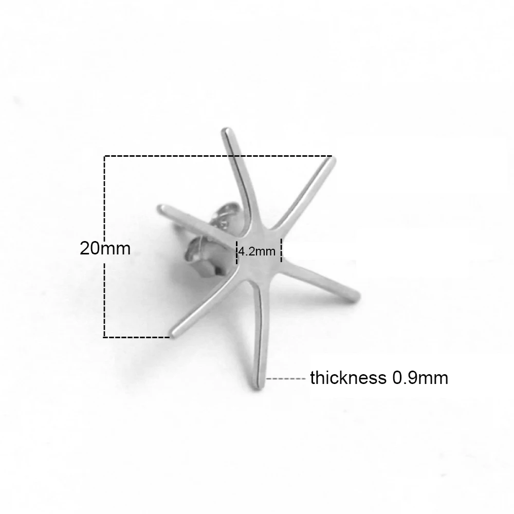 2 Pairs Stud Post Earring Blank Solid 925 Silver Claw Earwires Base Finding Making DIY Jewelry Craft Personalized Gift for Women