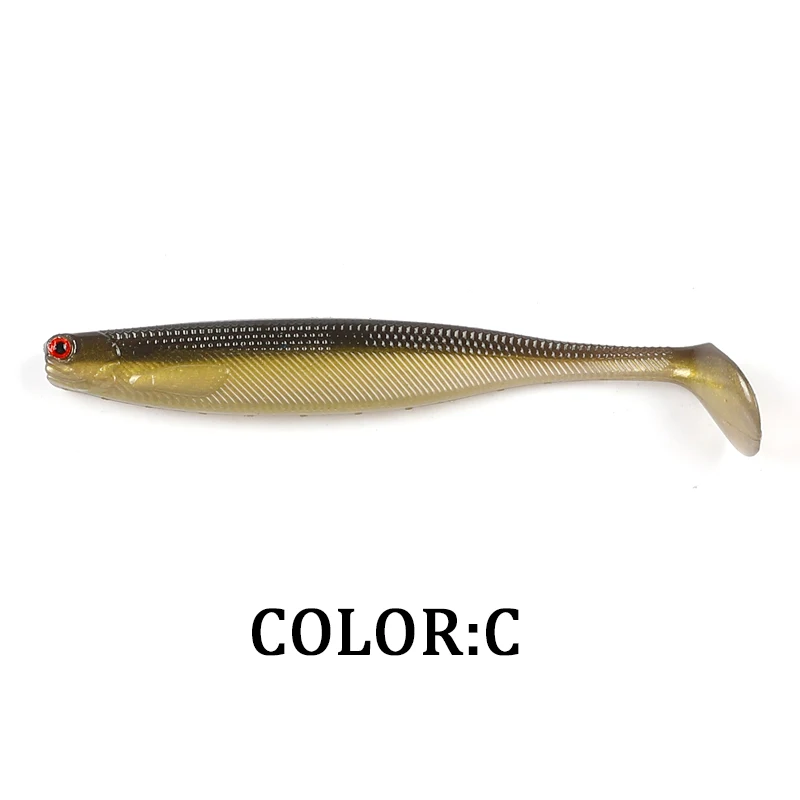 2022 Supercontinent ShadTeez 5cm/7cm/10cm Pike Zander Predator Fishing 3d eyes Soft lure Fishing lures