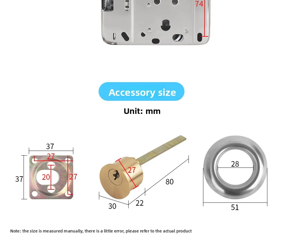 Intelligent Spiritual Lock Building Access Control Silent Electronic Control Loc