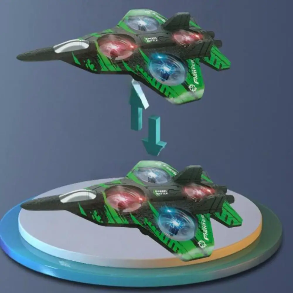 EPP Foam Remote Control Foam Fighter Gravity Sensing Rechargeable Four Motor Helicopter Toy with Light Portable