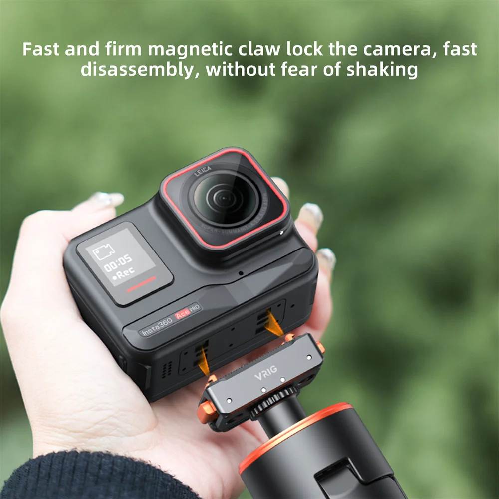 Vrig-磁気クイックリリースプレートクランプ,insta360 ace,ace