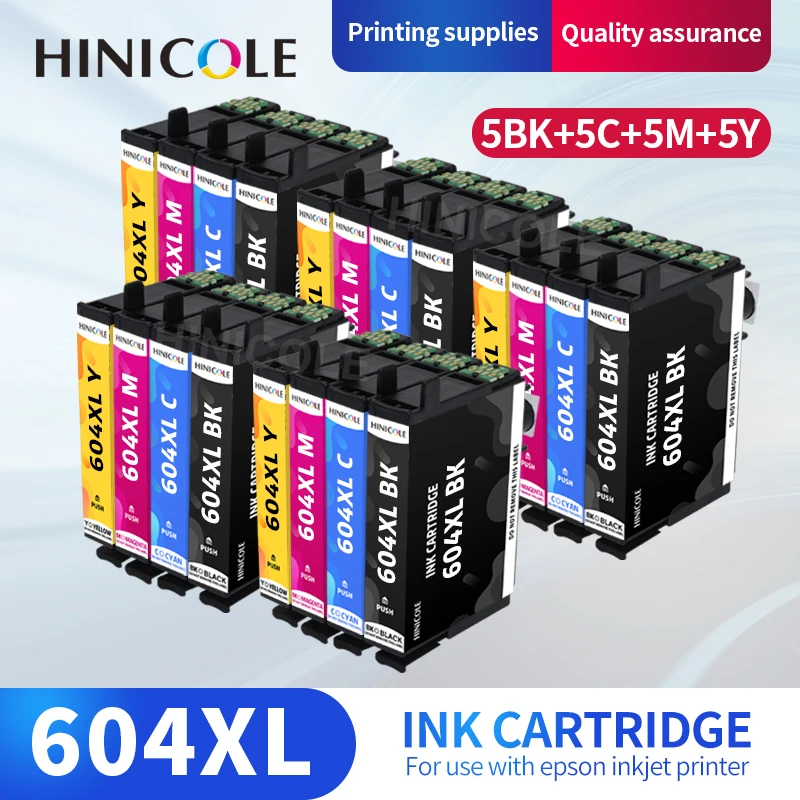 Hinicole 604 604XL Ink Cartridge for Epson XP2200 XP2205 XP3200 XP