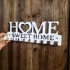 Metal Key Holder Hooks Wall Hanging Attractive Wall Mounted Coat Rack Home Wall Hanger Appropriate Iron Art Decor for Front Door 5