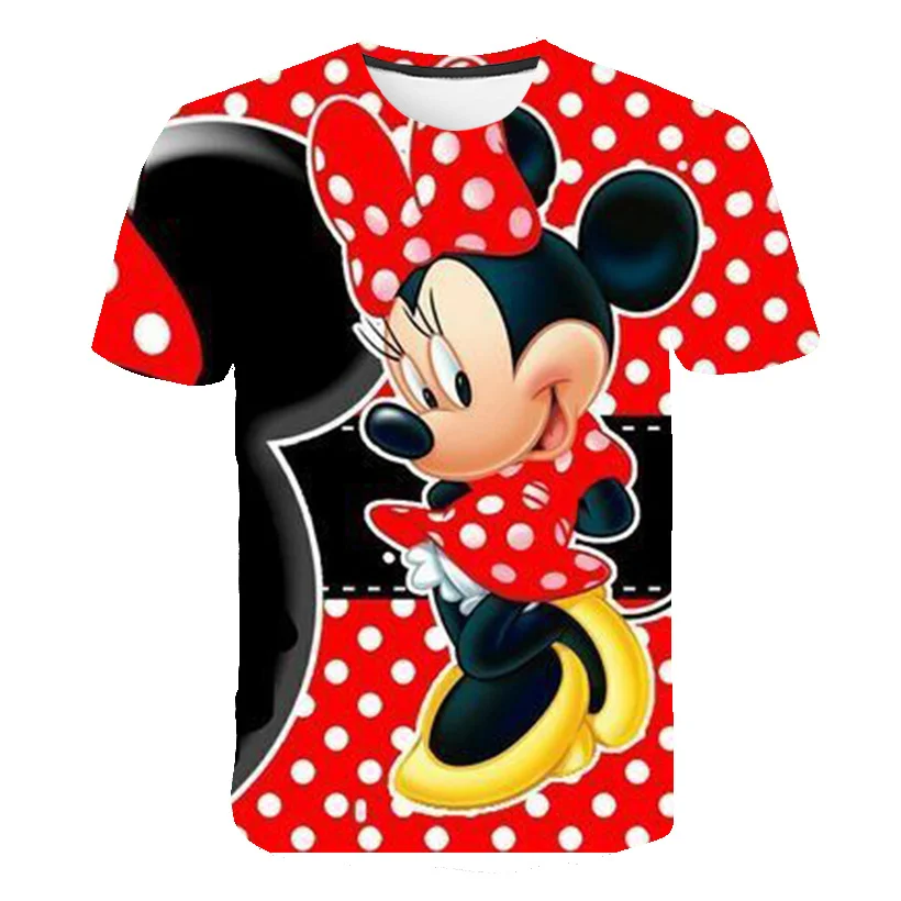 

Boys Girls Mickey Mouse T-Shirts Cartoon Printed Tops Tees Summer Short-sleeve T Shirts Clothes for Disney Series Tee Shirts Out