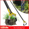 Hoe Gardening Tool 1.2/1.6m Stainless Steel Sharp Stirrup Ring Hoe with Triangle Head Gardening Loose Soil Weeding and Loosening 1