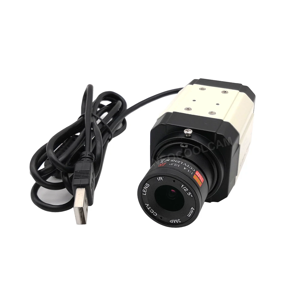 webcam industrielle ccd usb avec lentille varifocale caméra vidéo pc uvc otg pour en direct
