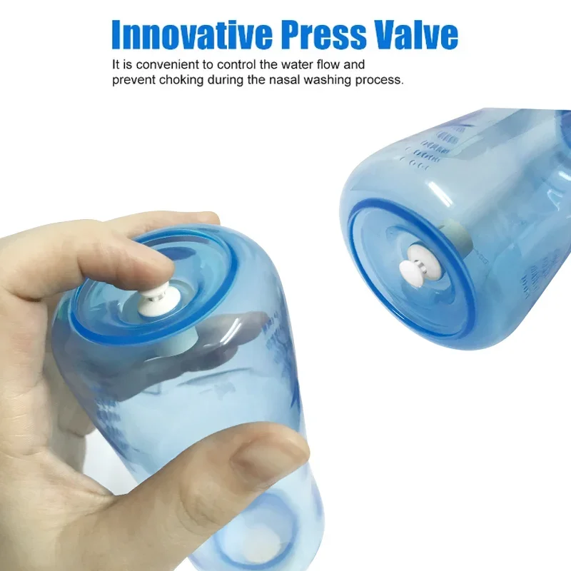 Portable Nose Spray Nasal For Adults Children Neti Pot Nasal Irrigator Nose Cleaning Avoid Allergic Rhinitis Wash Cleaner nasal spray nasal irrigator set