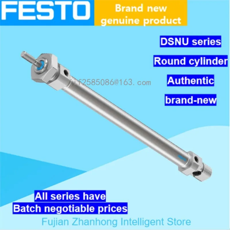 dsnu festo type stainless steel round mini air pneumatic cylinder stroke 10 200mm dsnu 10 20 p a dsnu12 30 p a dsnu 16 50 p a FESTO Genuine Original 19188 DSNU-10-100-P-A ISO Cyclinder, Available in All Series, Price Negotiable, Authentic and Trustworthy