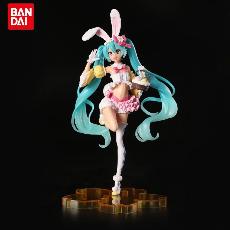 

Anime Figure Hatsune Miku singer 23cm Kawaii Pvc Model Doll Action Figurals Rabbit ears Collect ornaments Christmas Toys gifts