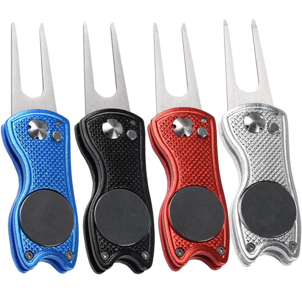 Microfiber Waffle Golf Towel & Dual-Sided Groove Cleaning Brush Set with Turf Repair Tool 6