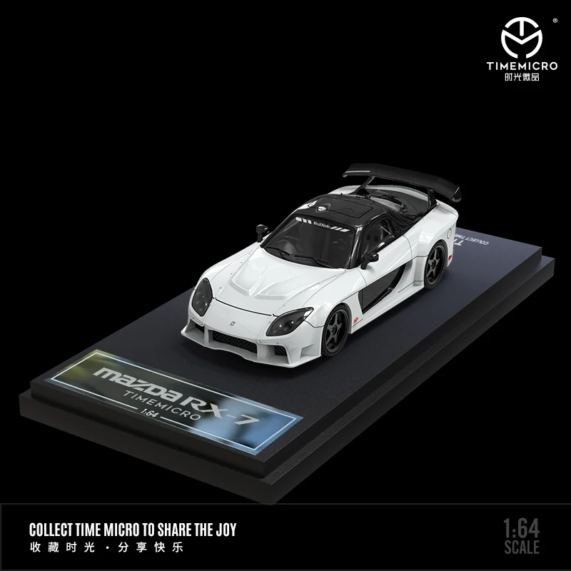 TM Time Micro 1:64 Adults Hobby Mazda RX-7 Veilside Diecast Model