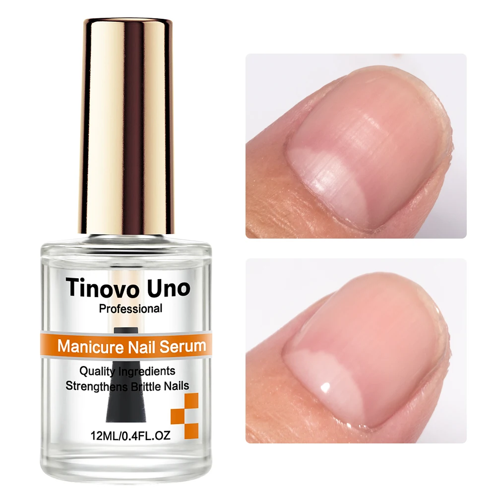 Tinovo Uno Nail Recovery Manicure Nail Serum Polish 12ML Strengthener Brittle Thin Nails Hardener Nourish Cuticle Oil Lacquer
