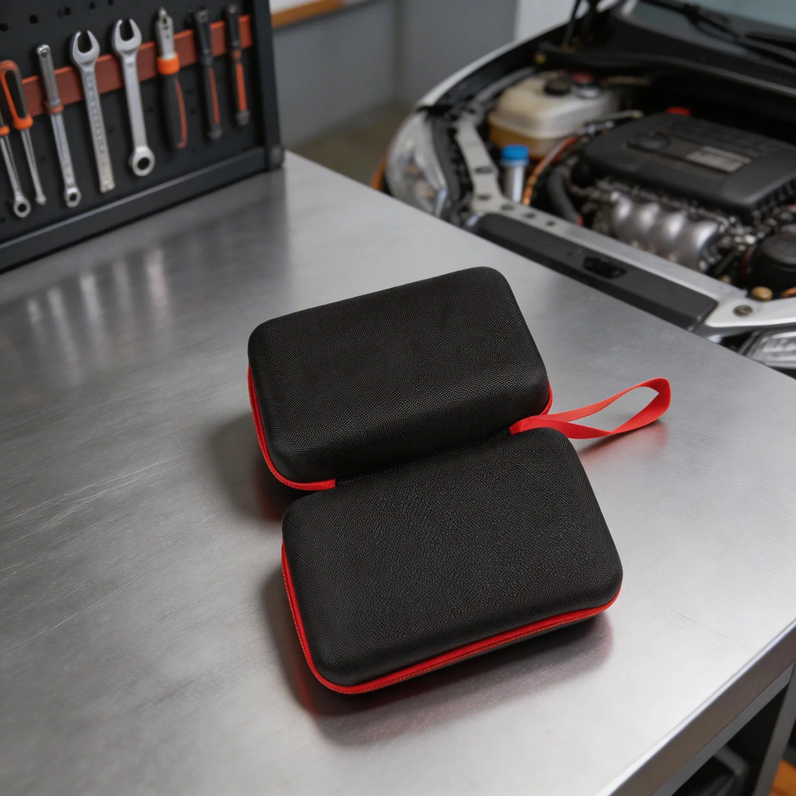OBD 스캐너 및 배터리 테스트 장치용 컴팩트 EVA 보관 가방, 정비사 및 DIY 자동차 진단 애플리케이션용으로 설계됨
