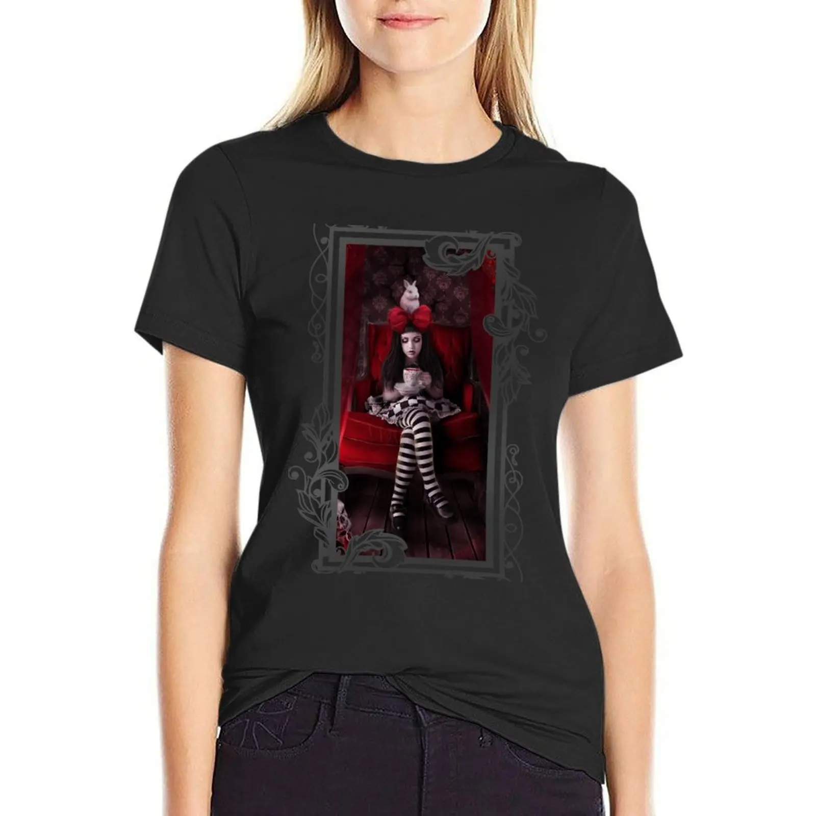 

Malice T-shirt hippie clothes shirts graphic tees Women t shirt