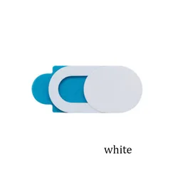 Sliding Webcam Cover - Privacy Sticker for Laptops, Tablets, and Phones (White)