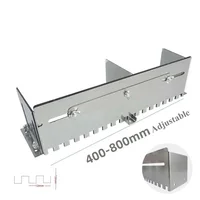 400-800mm Adjustable Notched Trowel Mortar Comb for Fast and Equal Application of Adhesive on the Floor 1