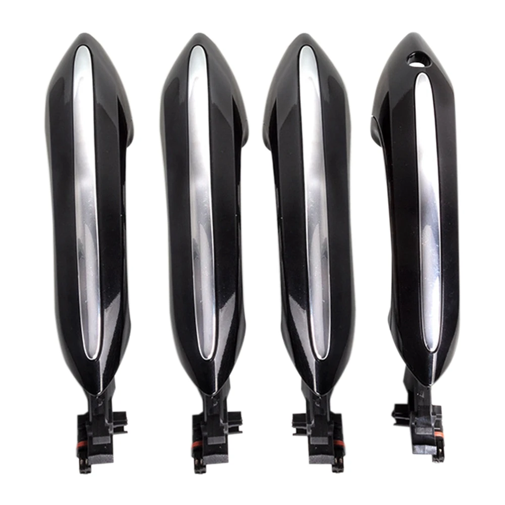 2017-2022 Ford F250 Super Duty Crew CHROME Door Handle COVERS No Smt Top Mirrors