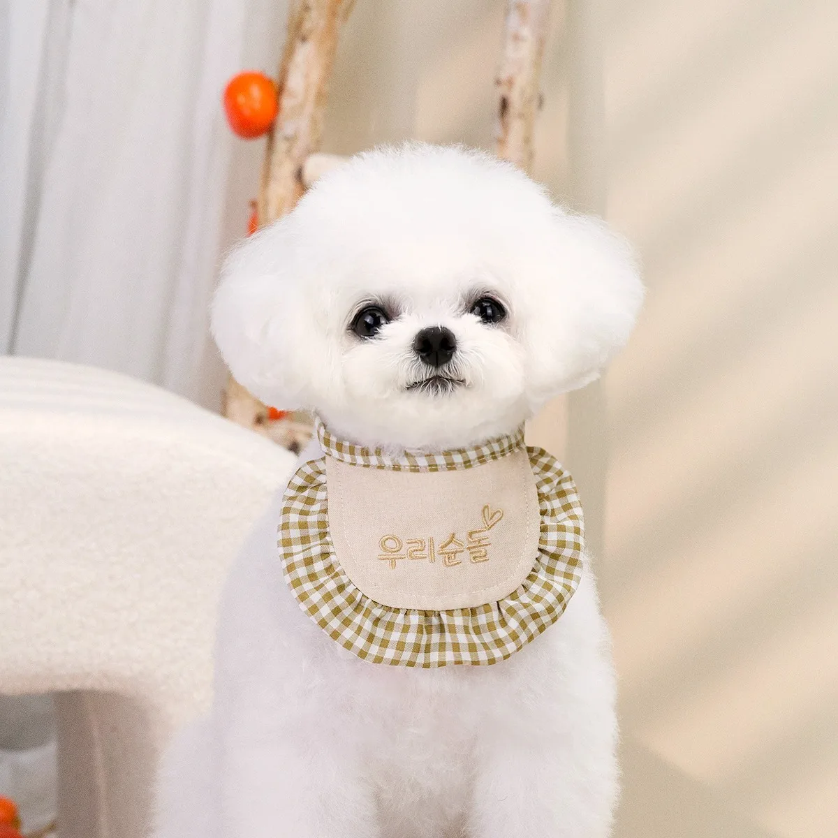 Title 9, Pet Dog Saliva Towel Cat Scarf Neck Dogs Triang...