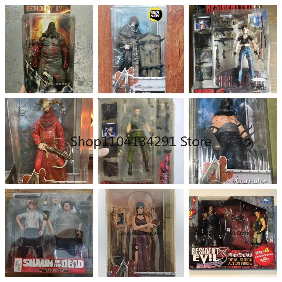Resident Evil フィギュア ４点セット Original Resident Evil 4 2 Ada Leon Mr X Character Collection