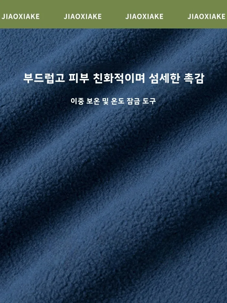 따뜻한 플리스 자켓 남성용 따뜻한 가을 겨울 두꺼운 넉넉한 캐주얼 플리스 자켓 가디건 자켓 플리스 자켓