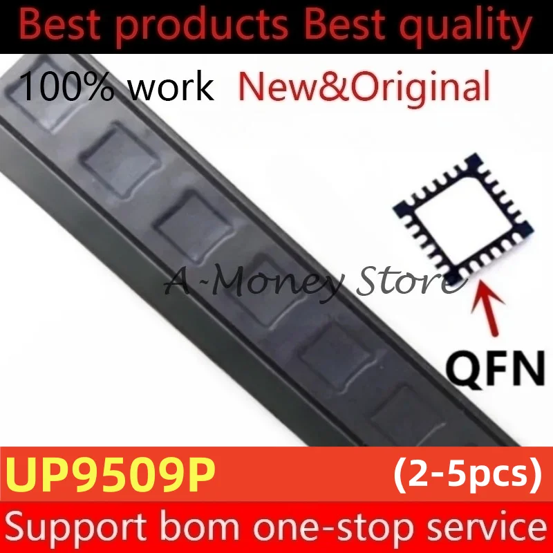 (2-5pcs)UP9509PQAG UP9509P QFN-24