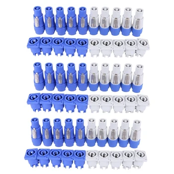 파워콘 A 타입 NAC3FCA + NAC3MPA-1 섀시 플러그 패널 어댑터, 30 세트